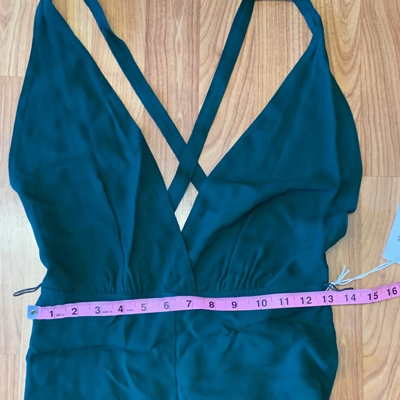 NWT Reformation Petite Sofi Jumpsuit - Emerald - Picture 15 of 15